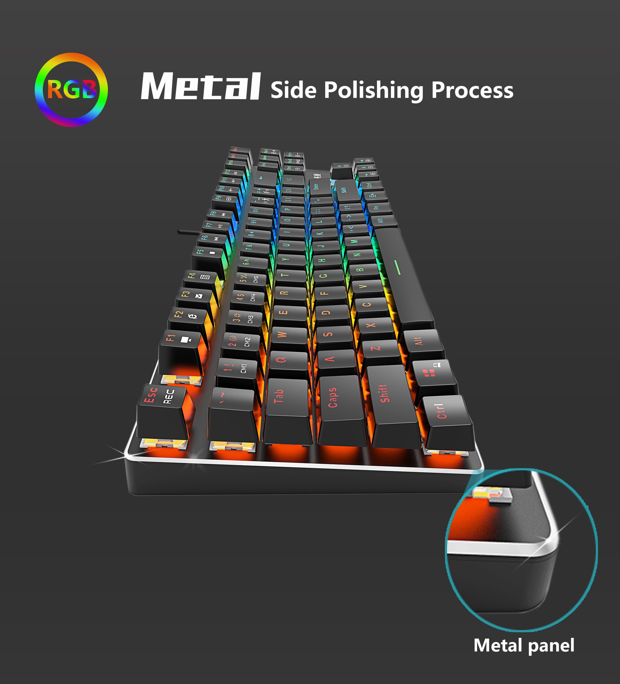 Multi-colored Mechanical Keyboard